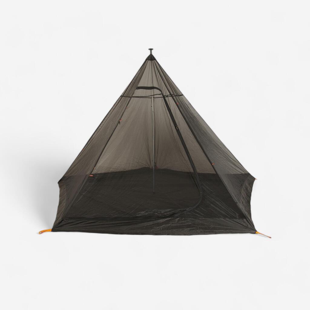 Mosquito Net Teepee Bushcraft Bivouac black